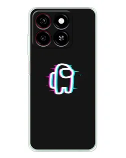 Чохол для ZTE Blade A35 з картинкою «Among Us неон»