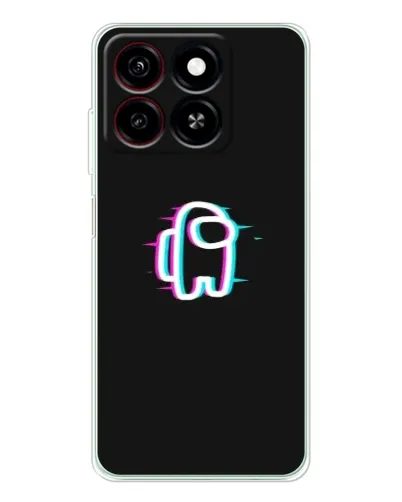 Чохол для ZTE Blade A35 з картинкою «Among Us неон»