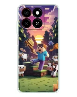 Чохол для ZTE Blade A35 з картинкою «Стів на фермі»