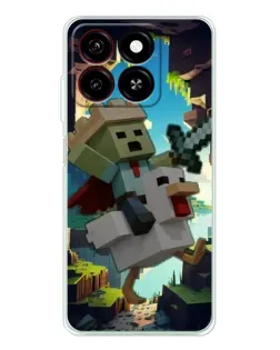 Чохол для ZTE Blade A35 з картинкою «Стів та гусь»