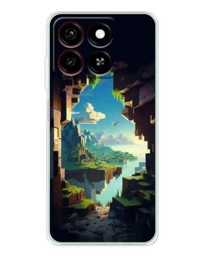 Чохол для ZTE Blade A35 з картинкою «Вид з печери»