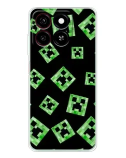 Чохол для ZTE Blade A35 з картинкою «Паттерн з кріперами»