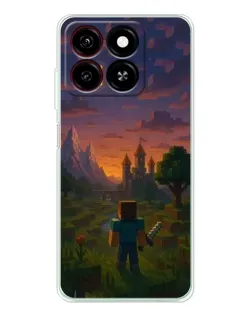Чохол для ZTE Blade A35 з картинкою «Стів біля вежі»