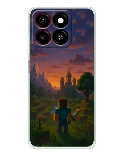 Чохол для ZTE Blade A35 з картинкою «Стів біля вежі»