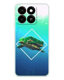 Чохол для ZTE Blade A35 з картинкою «Черепаха Minecraft» Чохол для ZTE Blade A35 з картинкою «Черепаха Minecraft»
