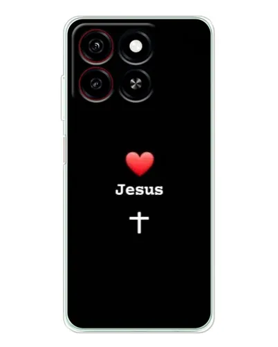 Чехол для ZTE Blade A35 с картинкой «Сердце - Jesus» Чехол для ZTE Blade A35 с картинкой «Сердце - Jesus»