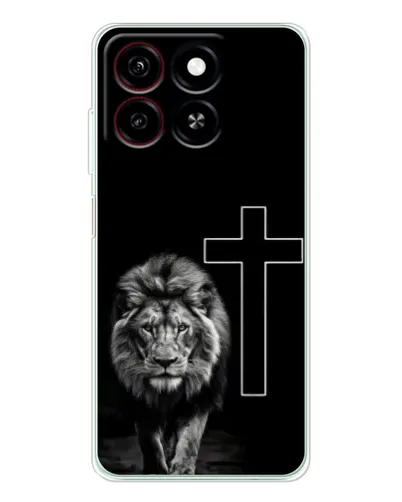 Чехол для ZTE Blade A35 с картинкой «Лев и Крест» Чехол для ZTE Blade A35 с картинкой «Лев и Крест»