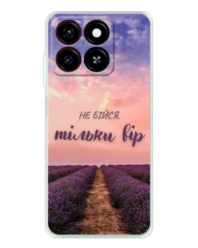 Чехол для ZTE Blade A35 с картинкой «Не бойся — веруй» Чехол для ZTE Blade A35 с картинкой «Не бойся — веруй»