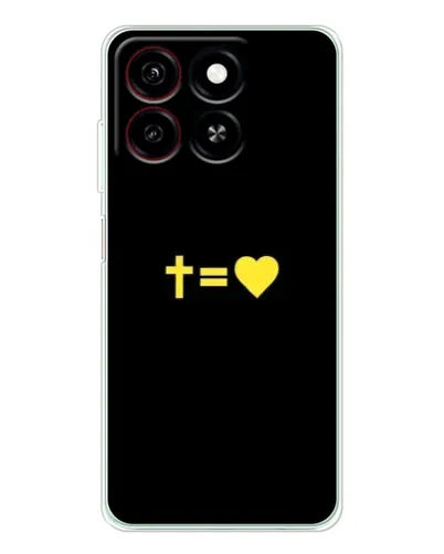 Чехол для ZTE Blade A35 с картинкой «Сердце и Крест» Чехол для ZTE Blade A35 с картинкой «Сердце и Крест»