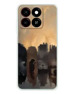 Чехол для ZTE Blade A35 с картинкой «Дорога к вере» Чехол для ZTE Blade A35 с картинкой «Дорога к вере»