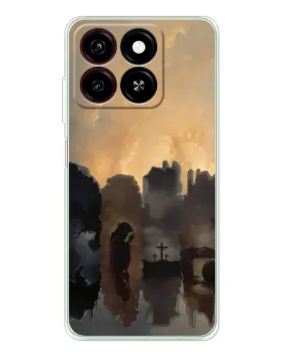 Чехол для ZTE Blade A35 с картинкой «Дорога к вере» Чехол для ZTE Blade A35 с картинкой «Дорога к вере»