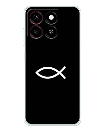 Чехол для ZTE Blade A35 с картинкой «Символ рыбы Jesus» Чехол для ZTE Blade A35 с картинкой «Символ рыбы Jesus»