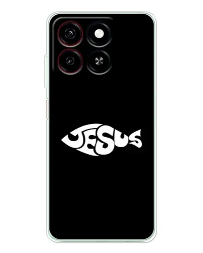 Чехол для ZTE Blade A35 с картинкой «Рыба Jesus» Чехол для ZTE Blade A35 с картинкой «Рыба Jesus»