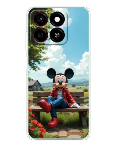 Чехол для ZTE Blade A35 с картинкой «Микки на скамейке» Чехол для ZTE Blade A35 с картинкой «Микки на скамейке»