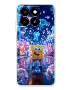Чохол для ZTE Blade A35 з картинкою «Неоновий океан»