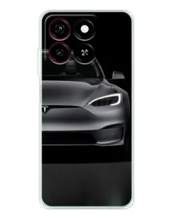 Чехол для ZTE Blade A35 с картинкой «Tesla Model S Look»