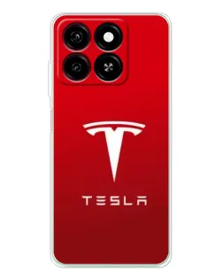 Чехол для ZTE Blade A35 с картинкой «Tesla Red Classic»