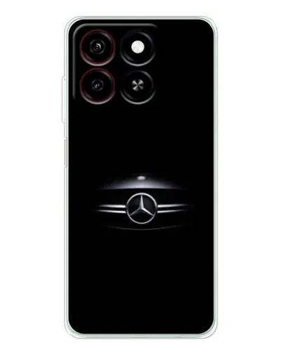 Чехол для ZTE Blade A35 с картинкой «Mercedes — абстрактные линии»