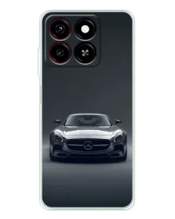 Чехол для ZTE Blade A35 с картинкой «Mercedes на черном» Чехол для ZTE Blade A35 с картинкой «Mercedes на черном»