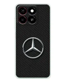 Чехол для ZTE Blade A35 с картинкой «Карбоновый Mercedes стиль» Чехол для ZTE Blade A35 с картинкой «Карбоновый Mercedes стиль»