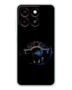 Чехол для ZTE Blade A35 с картинкой «Салон Audi — руль» Чехол для ZTE Blade A35 с картинкой «Салон Audi — руль»