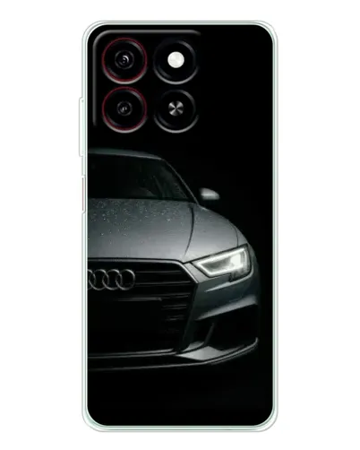 Чехол для ZTE Blade A35 с картинкой «Audi — детализация кузова»