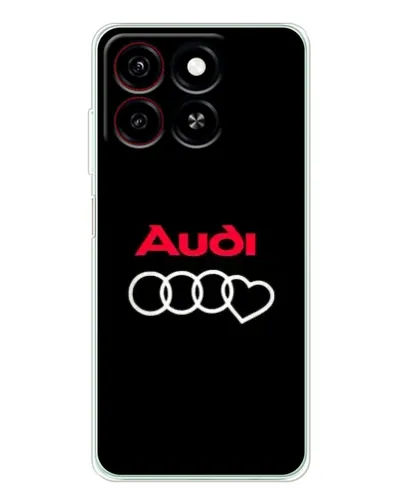 Чехол для ZTE Blade A35 с картинкой «Логотип Audi Heart»