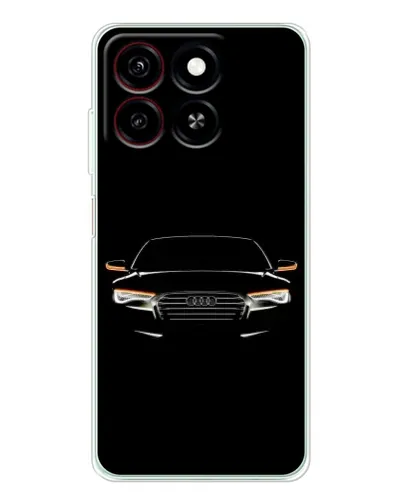 Чехол для ZTE Blade A35 с картинкой «Audi — ночной контур»
