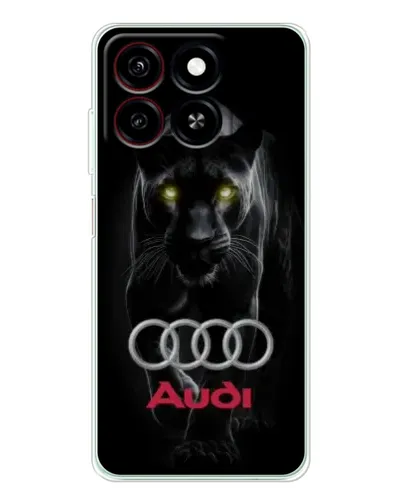 Чехол для ZTE Blade A35 с картинкой «Пантера и Audi»