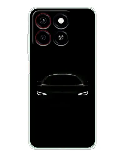 Чехол для ZTE Blade A35 с картинкой «Взгляд Audi в темноте»