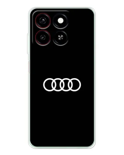 Чехол для ZTE Blade A35 с картинкой «Audi White Logo»