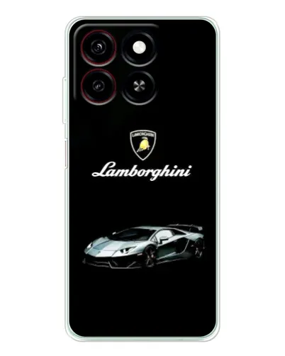 Чехол для ZTE Blade A35 с картинкой «Логотип Lamborghini классика»