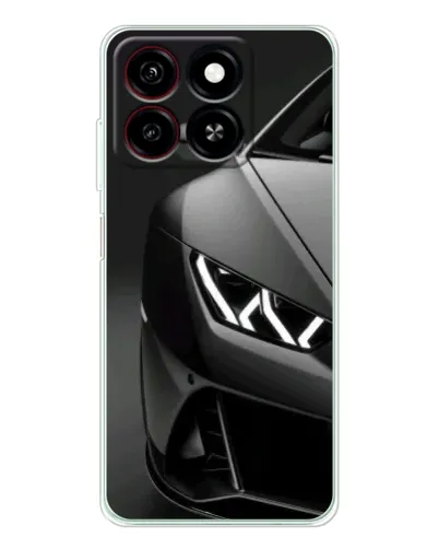 Чехол для ZTE Blade A35 с картинкой «Lamborghini фары детализация»