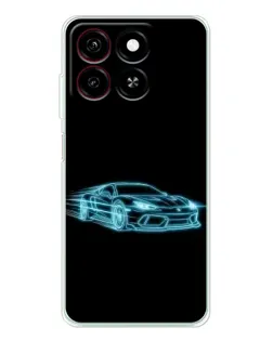 Чехол для ZTE Blade A35 с картинкой «Неоновый контур Lamborghini» Чехол для ZTE Blade A35 с картинкой «Неоновый контур Lamborghini»