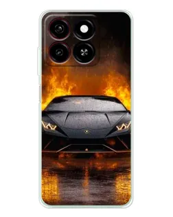 Чехол для ZTE Blade A35 с картинкой «Lamborghini в огне» Чехол для ZTE Blade A35 с картинкой «Lamborghini в огне»