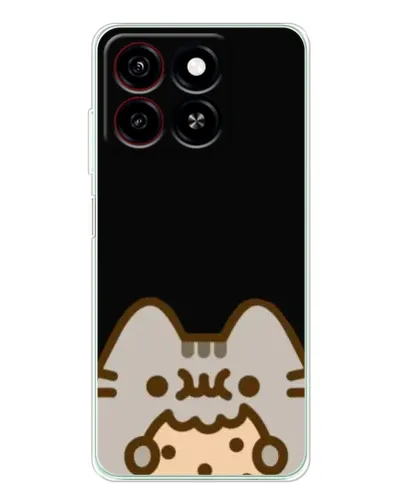 Чехол для ZTE Blade A35 с картинкой «Пушин на черном» Чехол для ZTE Blade A35 с картинкой «Пушин на черном»
