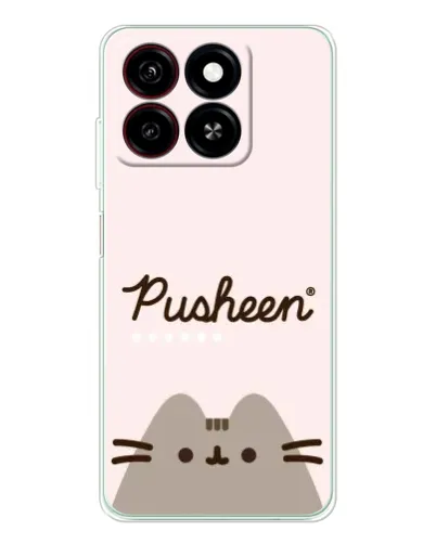 Чехол для ZTE Blade A35 с картинкой «Pusheen логотип» Чехол для ZTE Blade A35 с картинкой «Pusheen логотип»