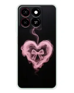 Чехол для ZTE Blade A35 с картинкой «Дымчатое сердце»