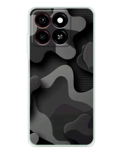 Чохол для ZTE Blade A35 з картинкою «Темний абстрактний камуфляж» Чохол для ZTE Blade A35 з картинкою «Темний абстрактний камуфляж»