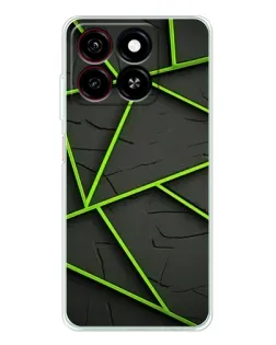 Чехол для ZTE Blade A35 с картинкой «Зеленые геометрические линии» Чехол для ZTE Blade A35 с картинкой «Зеленые геометрические линии»