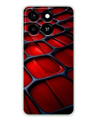 Чохол для ZTE Blade A35 з картинкою «Червона глянцева сітка» Чохол для ZTE Blade A35 з картинкою «Червона глянцева сітка»