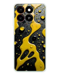 Чехол для ZTE Blade A35 с картинкой «Жидкое желтое золото» Чехол для ZTE Blade A35 с картинкой «Жидкое желтое золото»