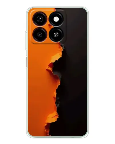 Чохол для ZTE Blade A35 з картинкою «Помаранчевий розлом» Чохол для ZTE Blade A35 з картинкою «Помаранчевий розлом»