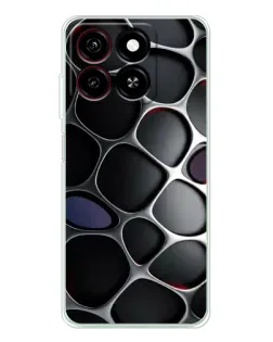 Чехол для ZTE Blade A35 с картинкой «Объемная темная решетка» Чехол для ZTE Blade A35 с картинкой «Объемная темная решетка»