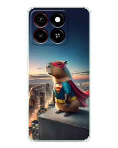 Чохол для ZTE Blade A35 з картинкою «Капі-мен супергерой» Чохол для ZTE Blade A35 з картинкою «Капі-мен супергерой»