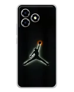 Чехол для ZTE Blade A36 с картинкой «Jordan Gradient Logo»