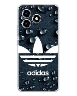 Чехол для ZTE Blade A36 с картинкой «Adidas Trefoil Blue»