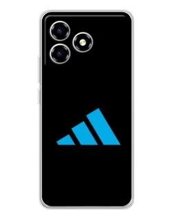 Чехол для ZTE Blade A36 с картинкой «Adidas Cyan Logo»