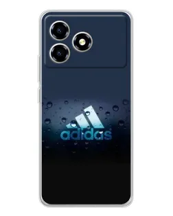 Чехол для ZTE Blade A36 с картинкой «Adidas Water Drops»