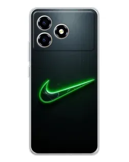 Чехол для ZTE Blade A36 с картинкой «Неоновый контур Nike» Чехол для ZTE Blade A36 с картинкой «Неоновый контур Nike»